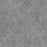 Python Diamond Texture Dark Gray non-woven unpasted wallpaper roll with metallic accents