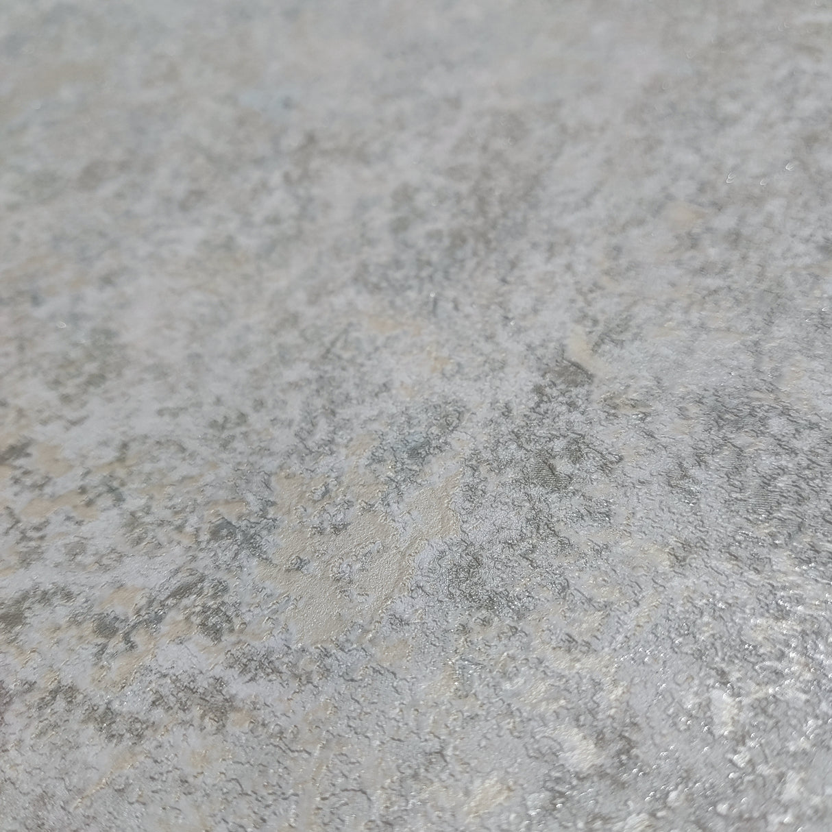 Lustre Stucco Grayish Blue by Veer Decor Textured Metallic Wallpaper – VRVE01-766