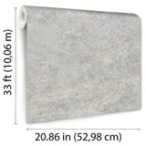Lustre Stucco Grayish Blue by Veer Decor Textured Metallic Wallpaper – VRVE01-766