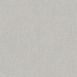 Lustre Linen Natural Wallpaper roll and texture details in cream with metallic finish
