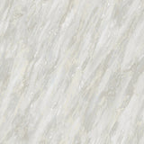 Glint Luxe Marble Light Gray textured metallic wallpaper roll and room scenes