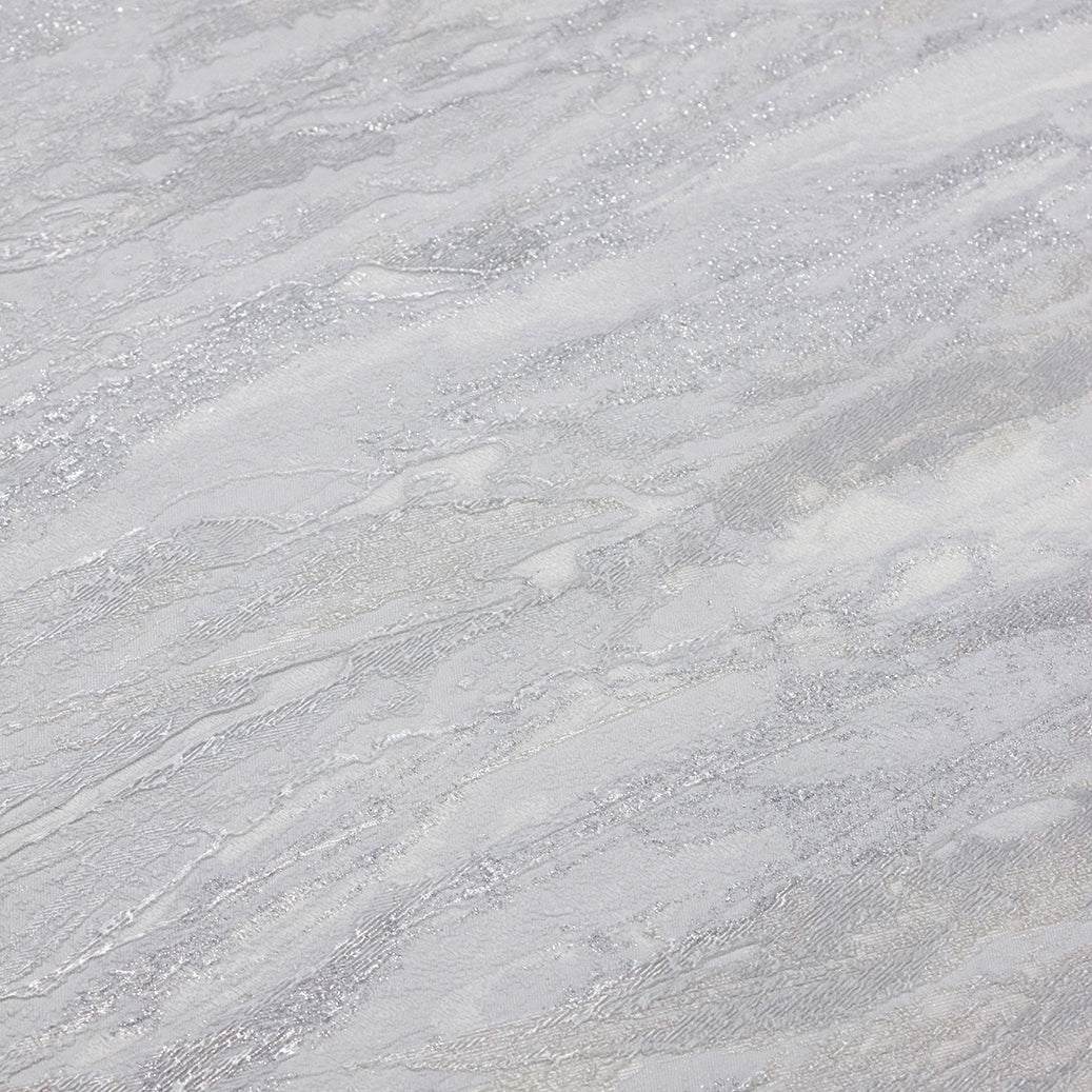 Glint Luxe Marble Light Gray by — Textured Marble Wallpaper – Veer Decor VRVE09-366