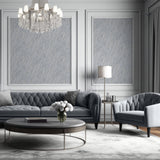 Glint Luxe Marble Light Gray by — Textured Marble Wallpaper – Veer Decor VRVE09-366