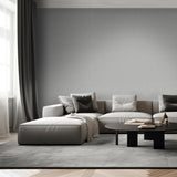 Lustre Linen Light Gray by Veer Decor Textured Vinyl Wallpaper – Veer Decor VRVE09-376
