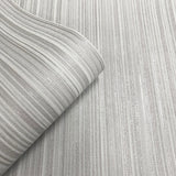 Glint Stria Stripe Light Gray by Veer Decor Textured Metallic Stripe Wallpaper – Veer Decor VRVE09-566