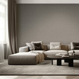Lustre Linen Brown by Veer Decor Textured Vinyl Wallpaper – Veer Decor VRVE18-376
