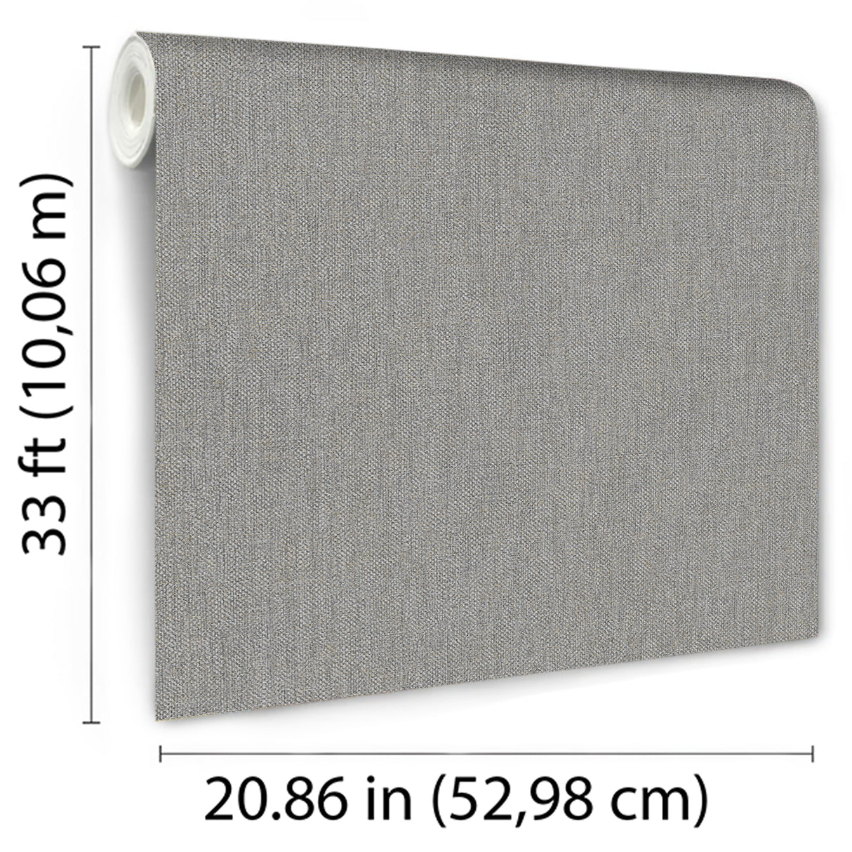 Lustre Linen Anthracite Gray by Veer Decor Textured Metallic Wallpaper – Veer Decor VRVE19-376
