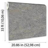 Lustre Stucco Anthracite Gray by Veer Decor Textured Metallic Abstract Wallpaper – Veer Decor VRVE19-766