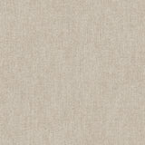 Lustre Linen Sand textured metallic wallpaper roll in neutral tan, 20.86 in x 33 ft