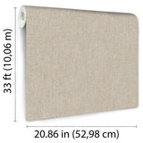 Lustre Linen Sand by Veer Decor Textured Metallic Wallpaper – Veer Decor VRVE28-376