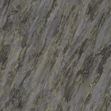 Glint Luxe Marble Black textured metallic abstract marble wallpaper roll VRVE29-366