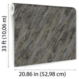 Glint Luxe Marble Black by Veer Decor Abstract Textured Wallpaper – Veer Decor VRVE29-366