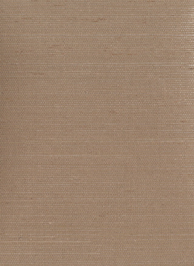 Sisal Twill Color Grasscloth Light Taupe Wallpaper with Natural Sisal Weave - York VX2266