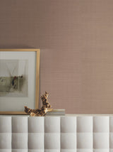 Sisal Twill Color Grasscloth Light Taupe Wallpaper with Natural Sisal Weave - York VX2266