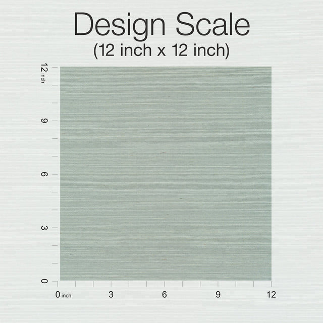 Sisal Twill Color Grasscloth Aquamarine Wallpaper with Sisal Grasscloth Texture - York VX2269