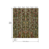 Vine Embroidery Dark Green by A-Street Prints Wall Mural – Brewster Home Fashions 4171-HT84003