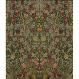 Vine Embroidery Dark Green by A-Street Prints Wall Mural – Brewster Home Fashions 4171-HT84003