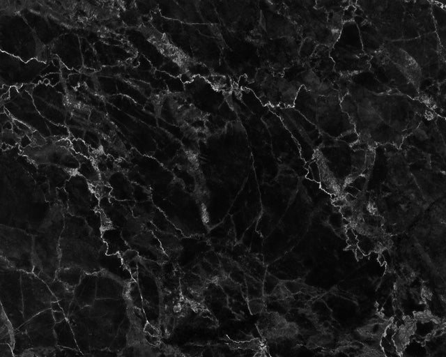 Black Marble Black Wall Mural with Stone Marble Pattern, Modern Non Woven - Brewster WALS0421