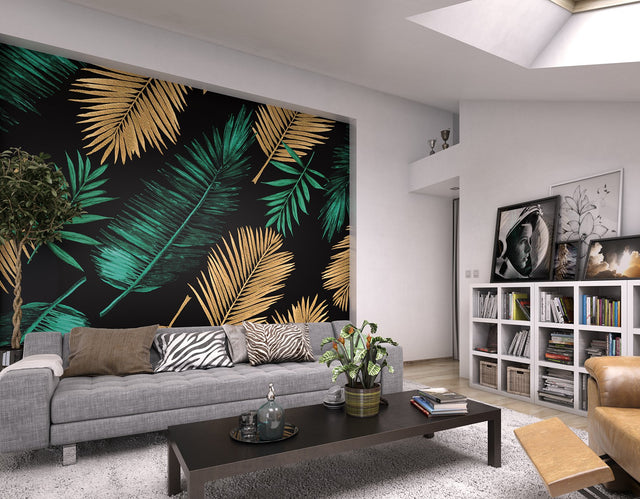 Palm Leaves Wall Mural