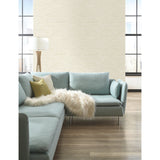 Grasscloth White Faux Grasscloth Prepasted Wallpaper - York WB5501
