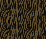 Metallic royal gold and obsidian faux skin animal print wallpaper pattern