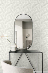 Jazz Faux Skin Metallic Ivory & Cream by Piano Faux Skin Wallpaper – Seabrook Designs WH40210