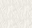 Metallic ivory and cream faux skin animal print wallpaper pattern