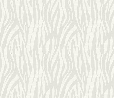 Metallic ivory and cream faux skin animal print wallpaper pattern