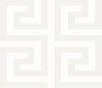 Metallic ivory Greek key geometric wallpaper pattern