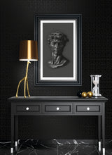 Major Greek Key Metallic Onyx by Piano Geometric Greek Key Wallpaper – Seabrook Designs WH41920
