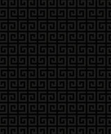 Major Greek Key wallpaper in Metallic Onyx (black geometric Greek key pattern)