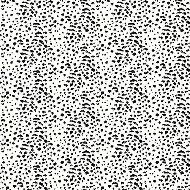 Ula White Cheetah Spot Wallpaper with Modern Faux Effects Animal Print - ohpopsi WLD53128W