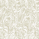 Davy Taupe Zebra Wallpaper with Modern Animal Print - ohpopsi WLD53134W