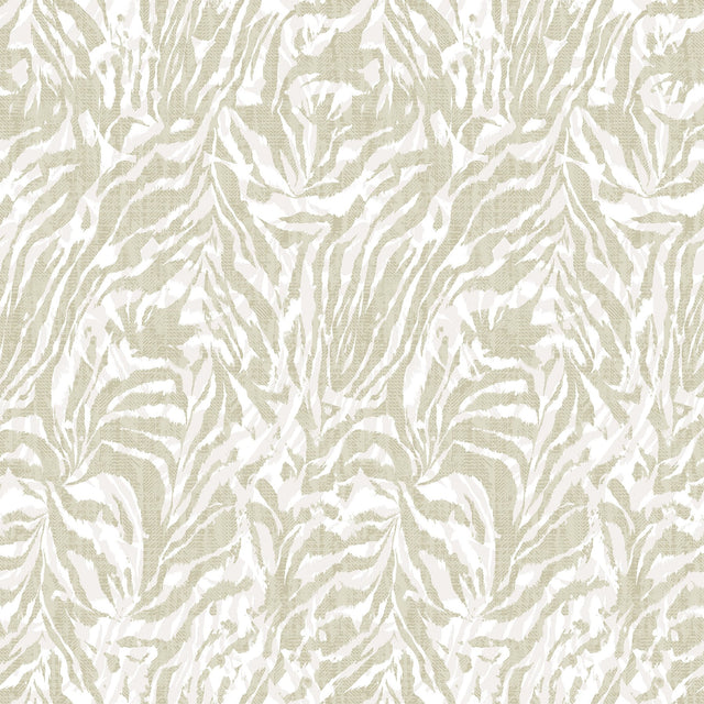 Davy Taupe Zebra Wallpaper with Modern Animal Print - ohpopsi WLD53134W