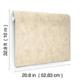 Shimmering Patina Beige & Brass Wallpaper with Metallic Textured Pattern - York WP-1157