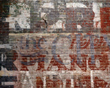 Warehouse Brick Grey Wall Mural with Industrial Faux Effects - Wall Rogues WR50507