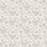 Winged Serenade Taupe Peel and Stick Wallpaper by NuWallpaper - WVS6483