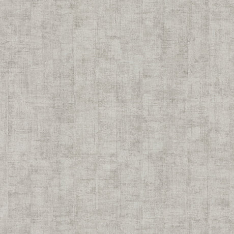 Warner Costello Pewter Distressed Wallpaper texture and room view