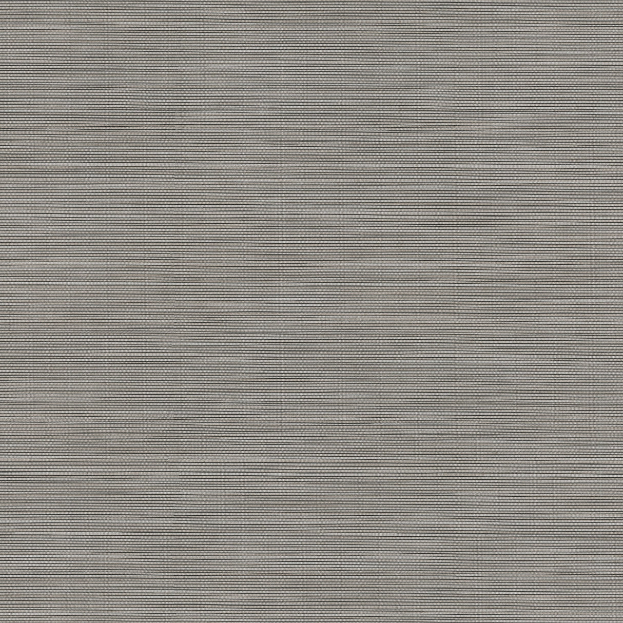 Lorn Taupe Faux Grasscloth Wallpaper sample showing horizontal stitched stripes in taupe.