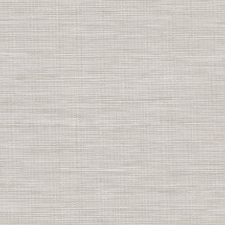 Winn Dove faux grasscloth wallpaper in soft grey woven texture