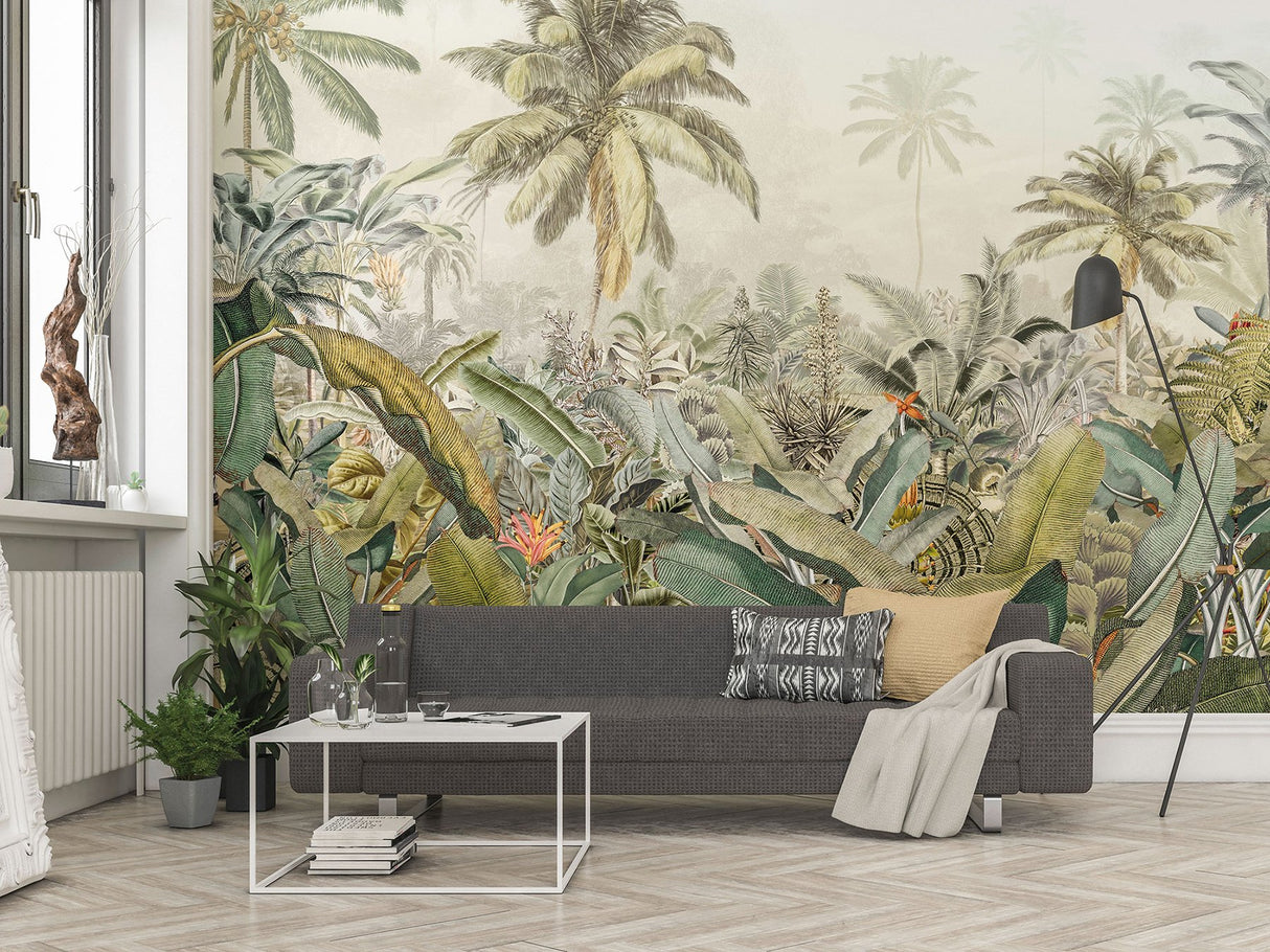 Amazonia Green Scenic Nature Non-Woven Wall Mural - Komar XXL4-063