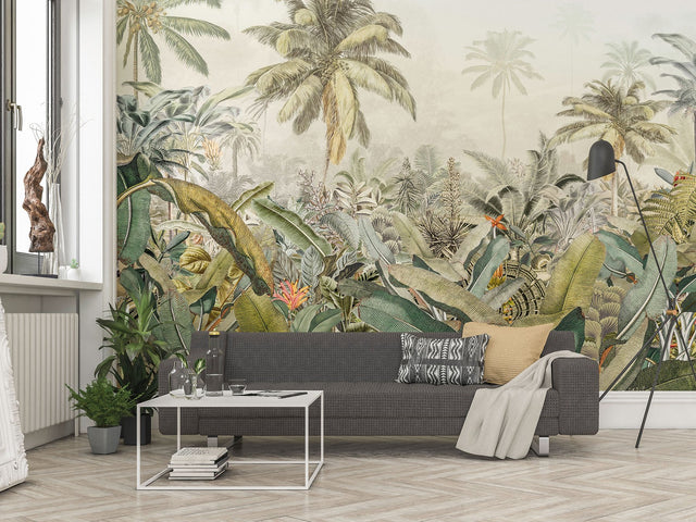 Amazonia Green Scenic Nature Non-Woven Wall Mural - Komar XXL4-063