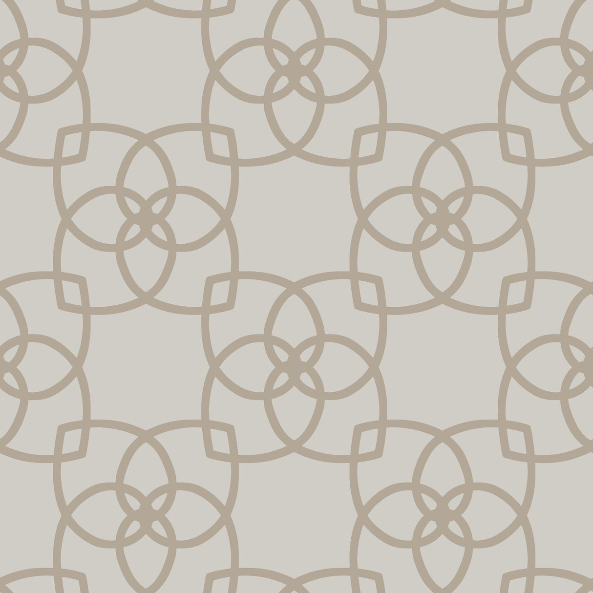 Serendipity Light Grey & Light Brown Geometric Non Woven Unpasted Wallpaper - York Y6200203