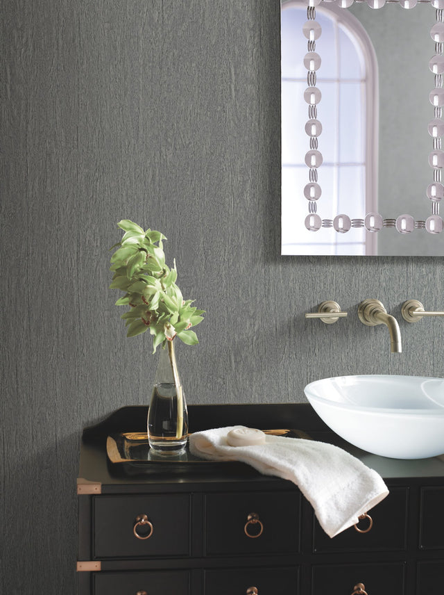 Natural Texture Grey Textured Wallpaper - York Y6201302