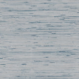 Lustrous Grasscloth Blue & Gold Faux Grasscloth Wallpaper - York Y6201603