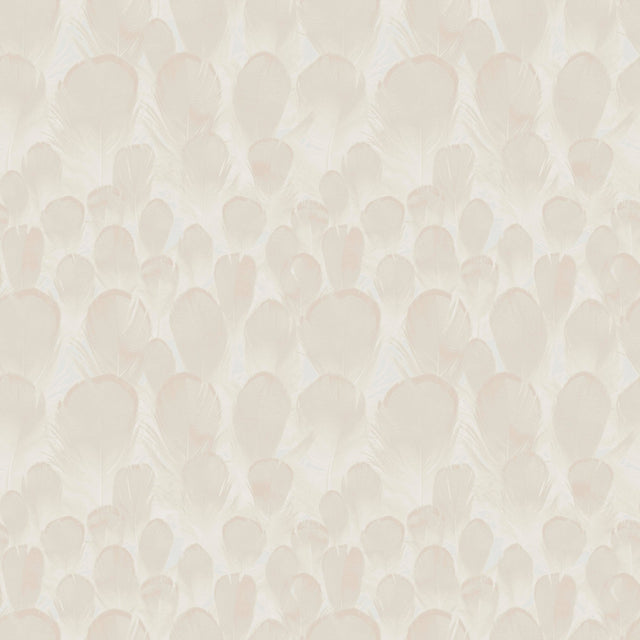 Feathers Cream Wallpaper