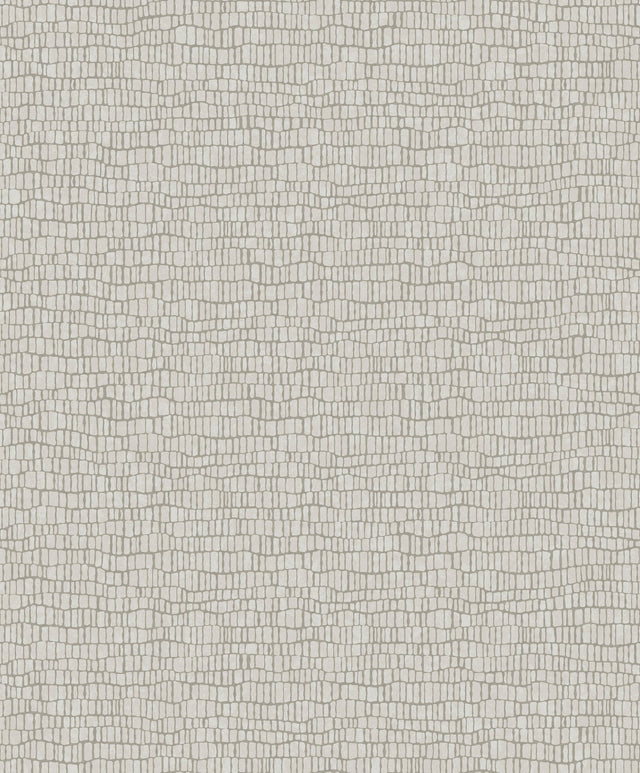 Skin Light Grey Metallic Wallpaper with Faux Reptile Motif, Metallic Finish - York Y6230401