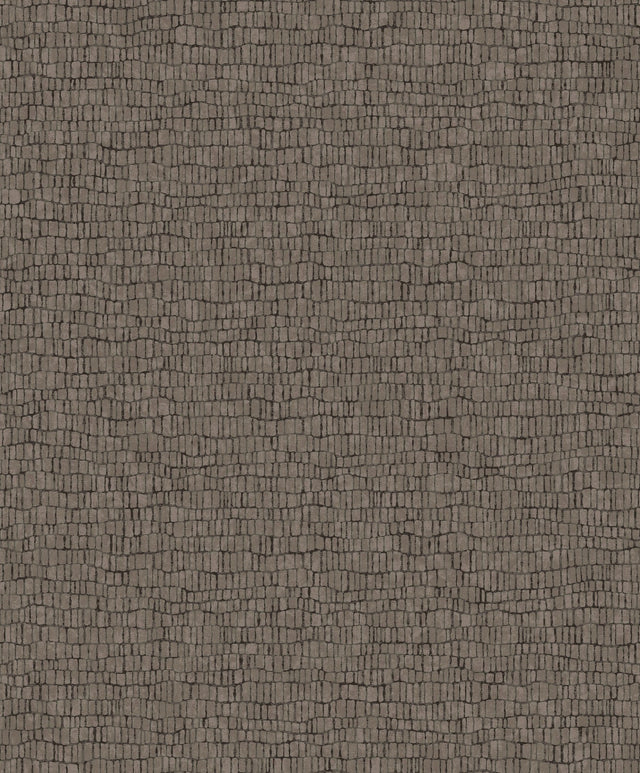 Skin Black Metallic Wallpaper with Faux Reptile Skin Pattern, Modern Metallic Style - York Y6230405