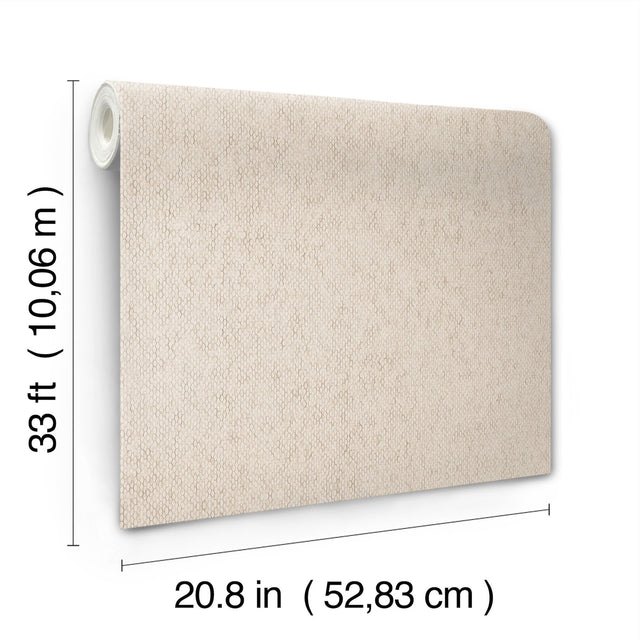 Stretched Hexagons Cream Wallpaper with Small Prints Glam Style - York Y6231101