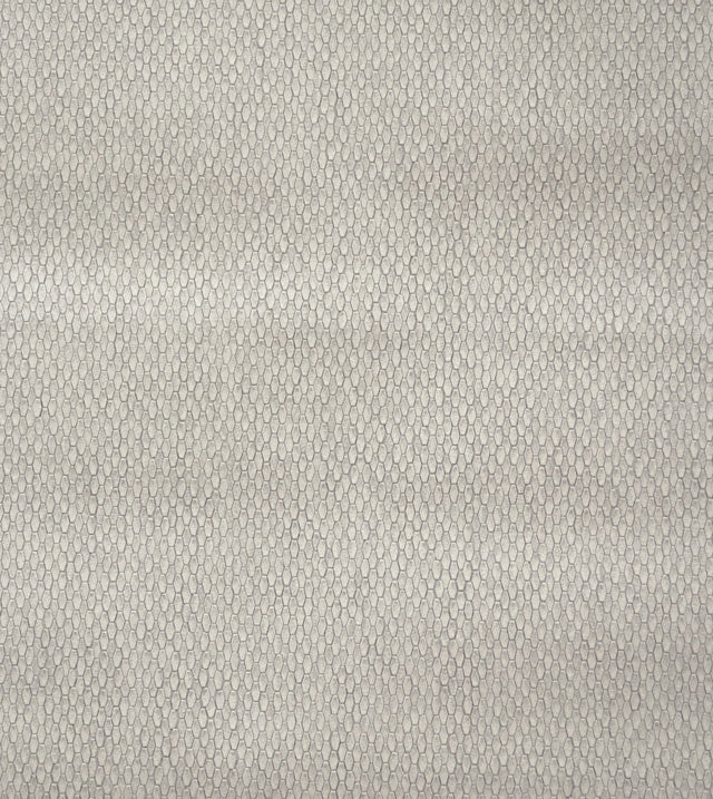 Stretched Hexagons Light Grey Wallpaper with Glam Small Prints Pattern - York Y6231103